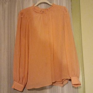 Peach blouse